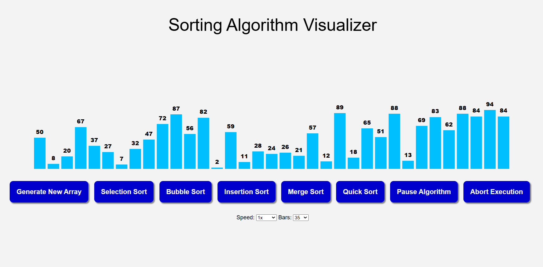 sorting visualizer picture